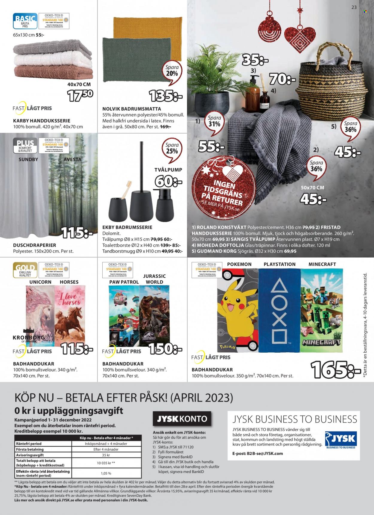 JYSK reklamblad - 5/12 2022 - 18/12 2022. Sida 23