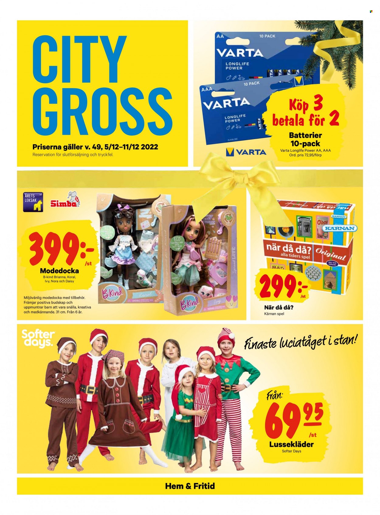 City Gross reklamblad - 5/12 2022 - 11/12 2022. Sida 21