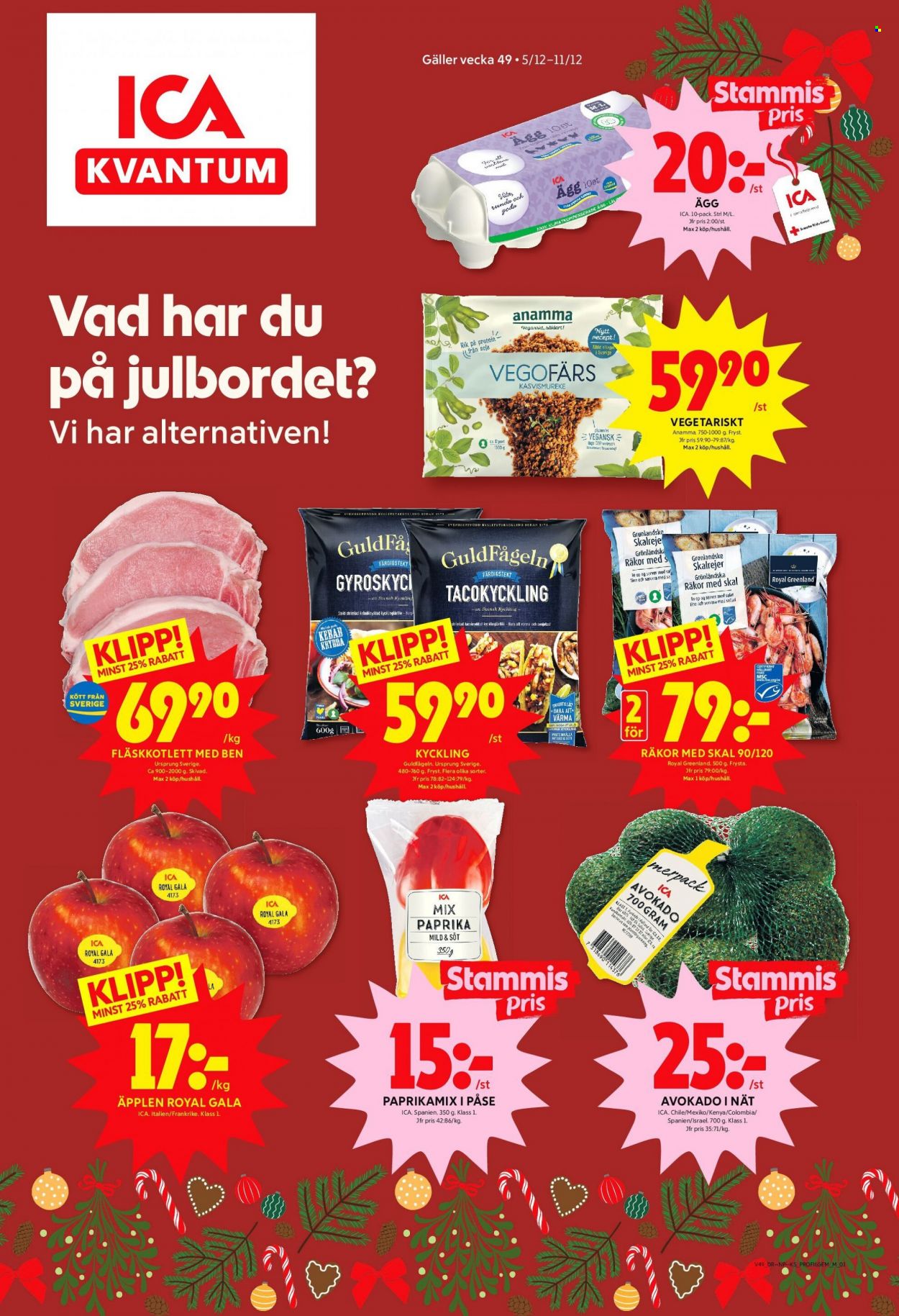 ICA reklamblad - 5/12 2022 - 11/12 2022. Sida 1