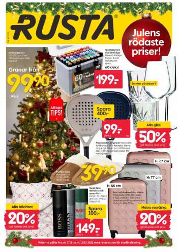 Rusta reklamblad - 7/12 2022 - 11/12 2022.