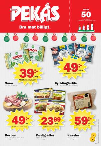 Pekås reklamblad - 12/12 2022 - 18/12 2022.