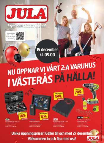 Jula reklamblad - 15/12 2022 - 27/12 2022.