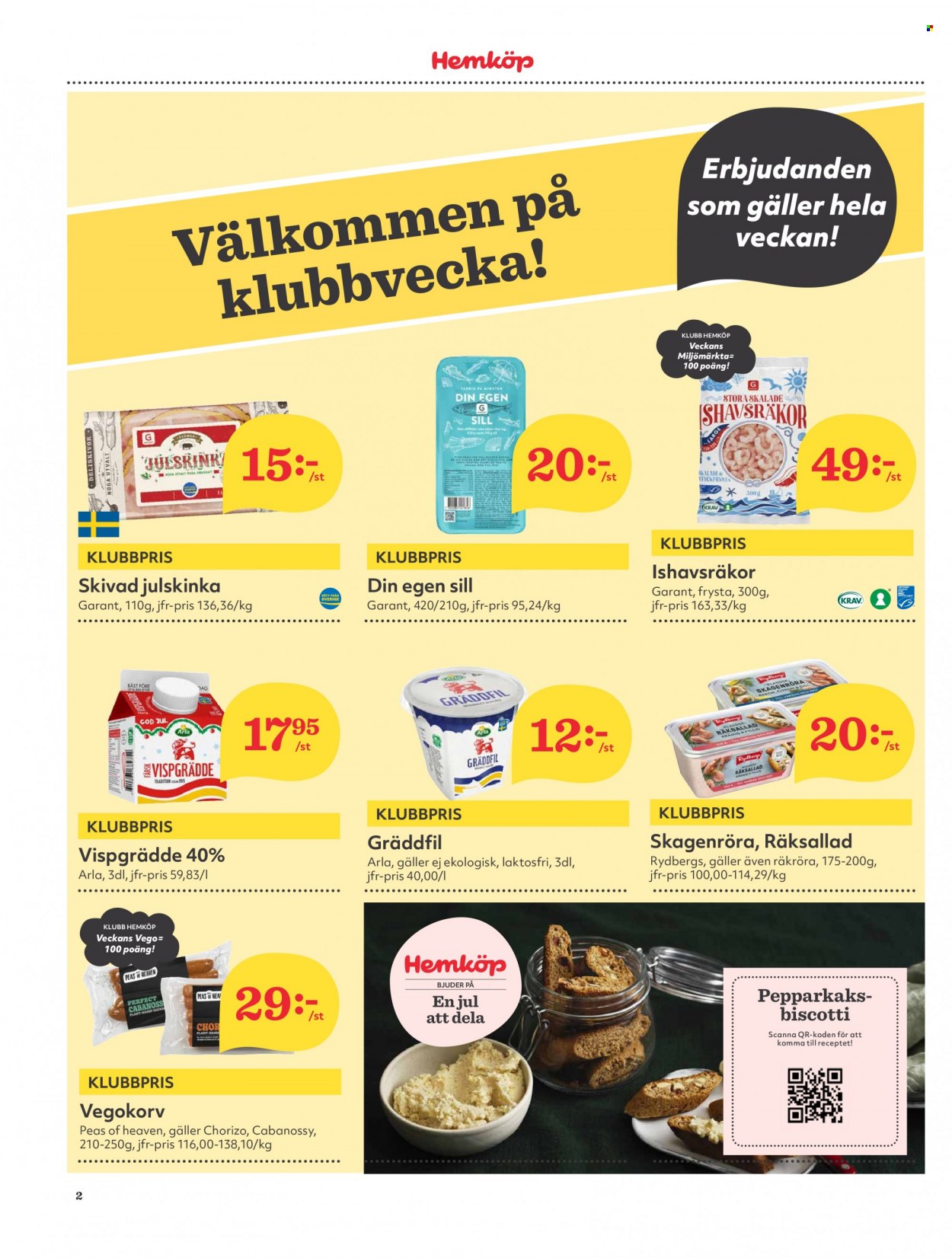 Hemköp reklamblad - 12/12 2022 - 18/12 2022. Sida 2