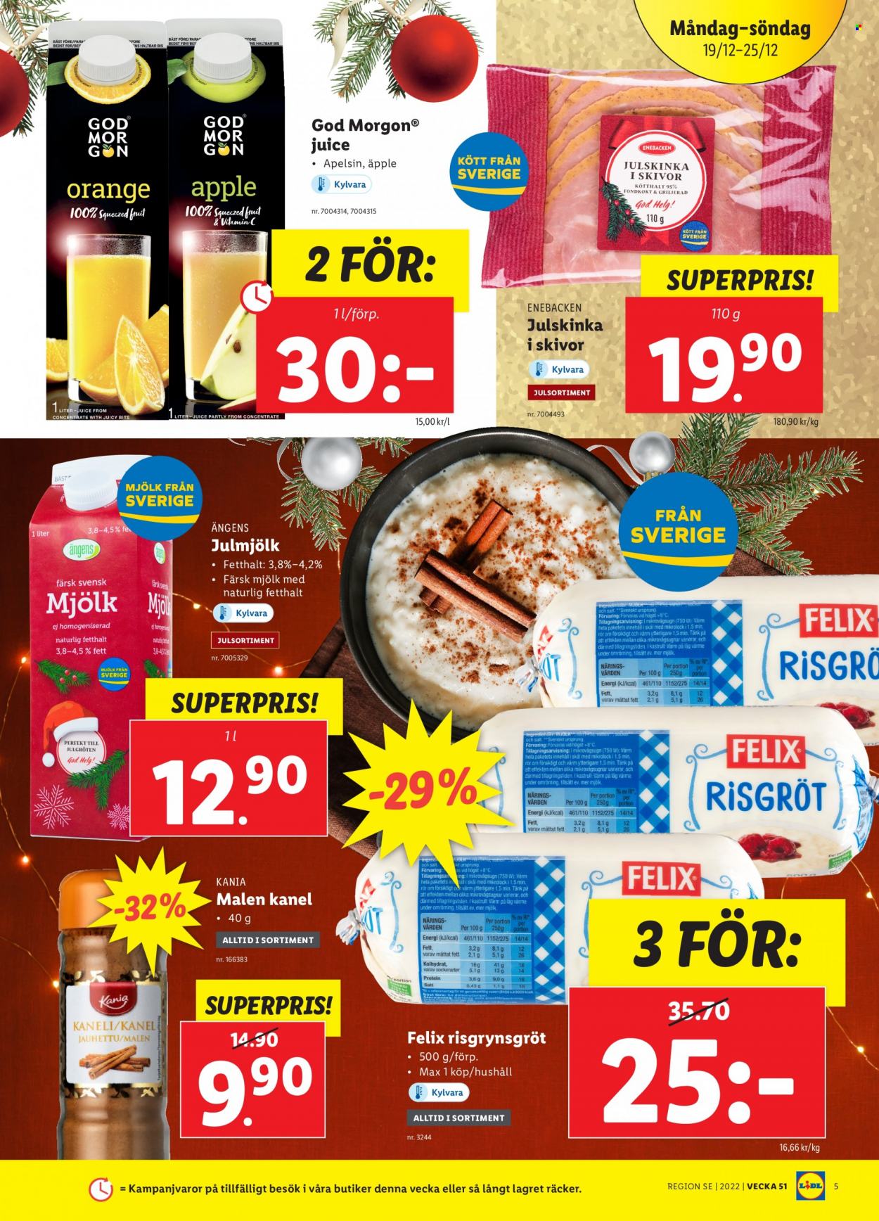 Lidl reklamblad - 19/12 2022 - 25/12 2022. Sida 5