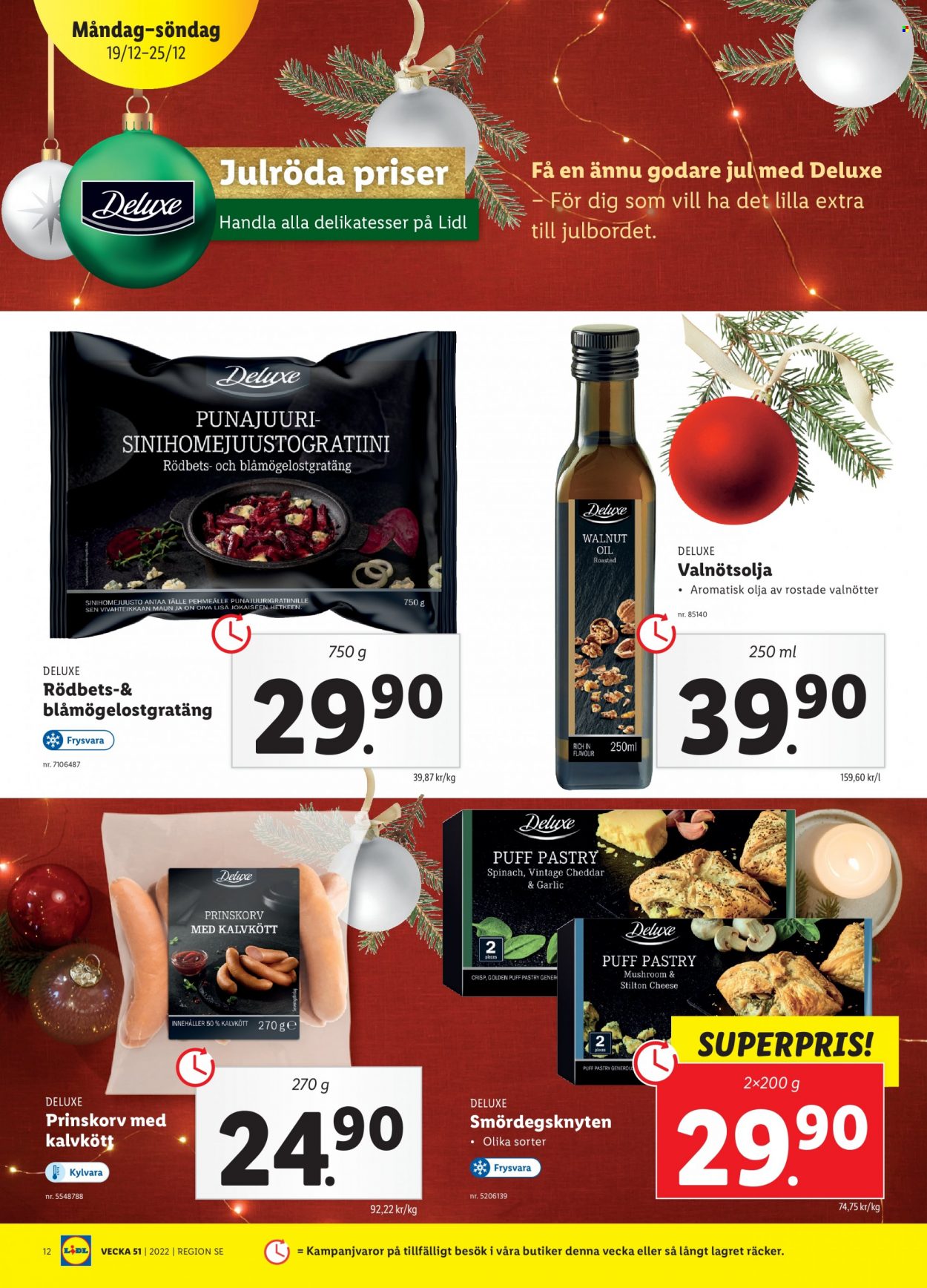 Lidl reklamblad - 19/12 2022 - 25/12 2022. Sida 12