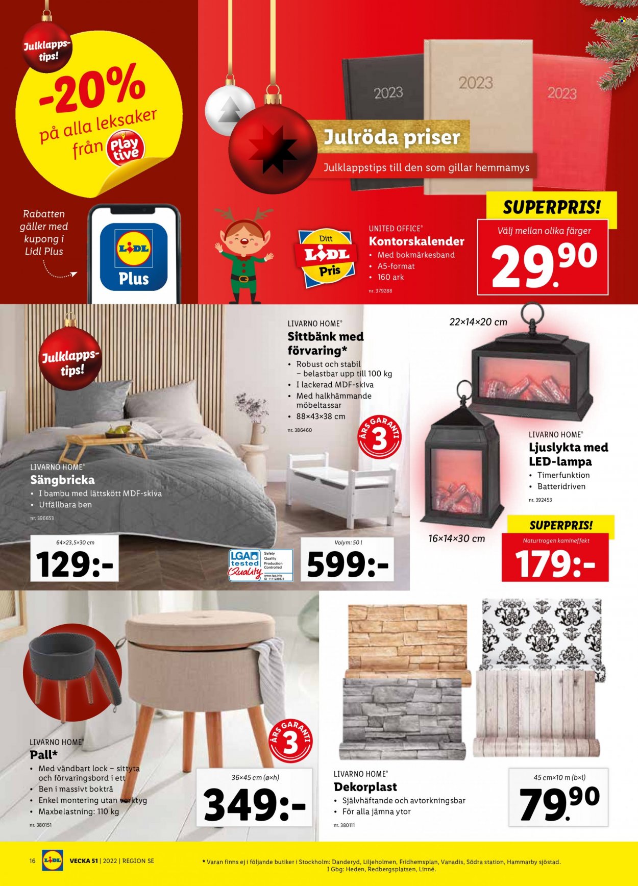 Lidl reklamblad - 19/12 2022 - 25/12 2022. Sida 16