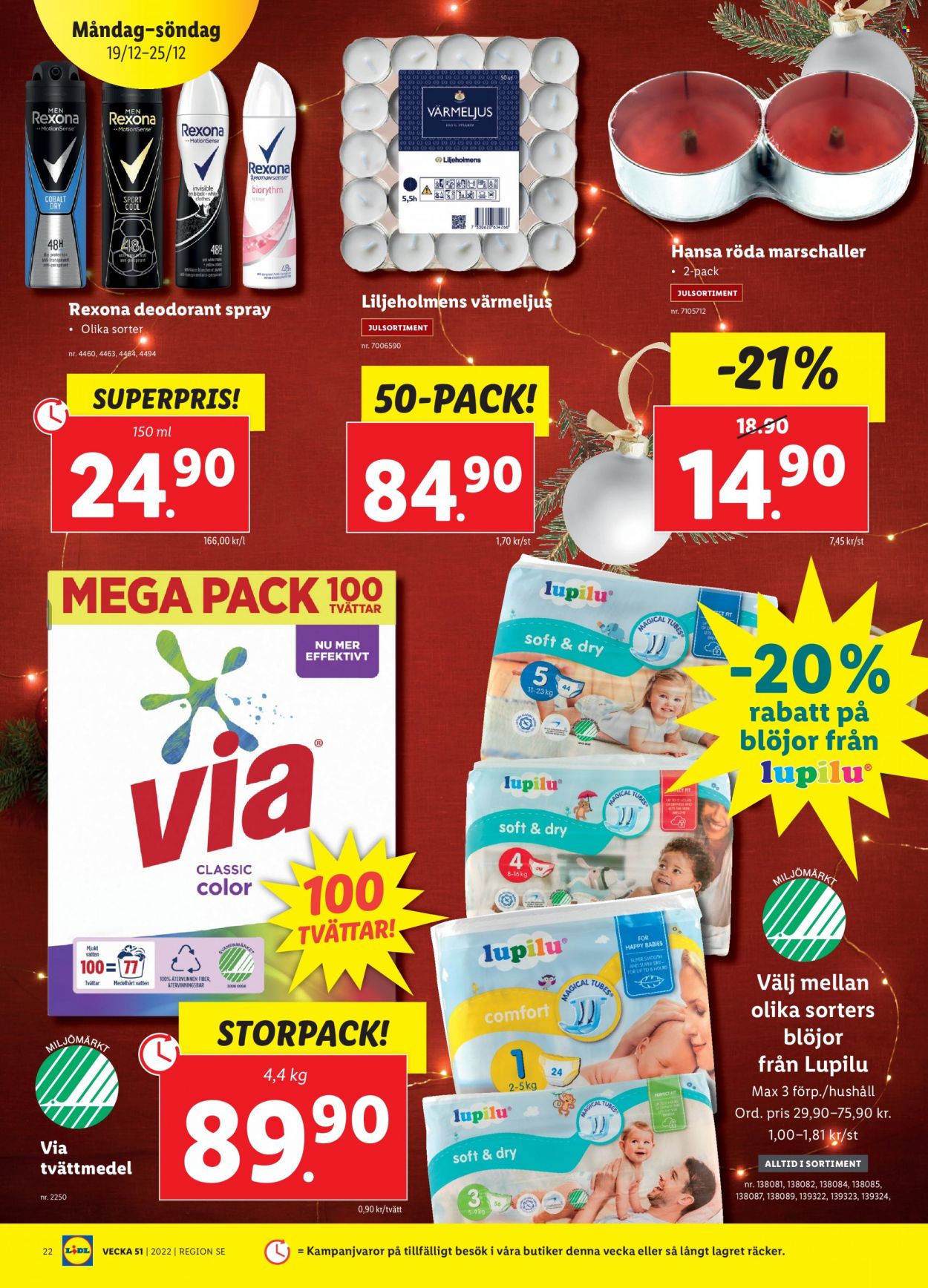 Lidl reklamblad - 19/12 2022 - 25/12 2022. Sida 22