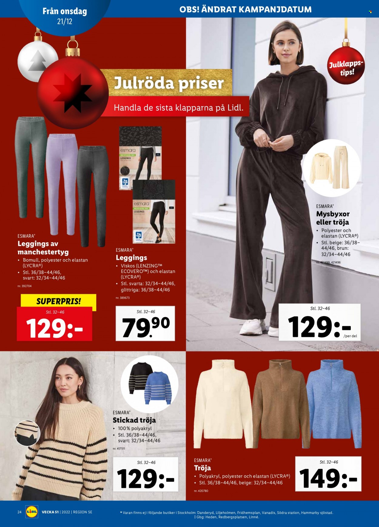 Lidl reklamblad - 19/12 2022 - 25/12 2022. Sida 24