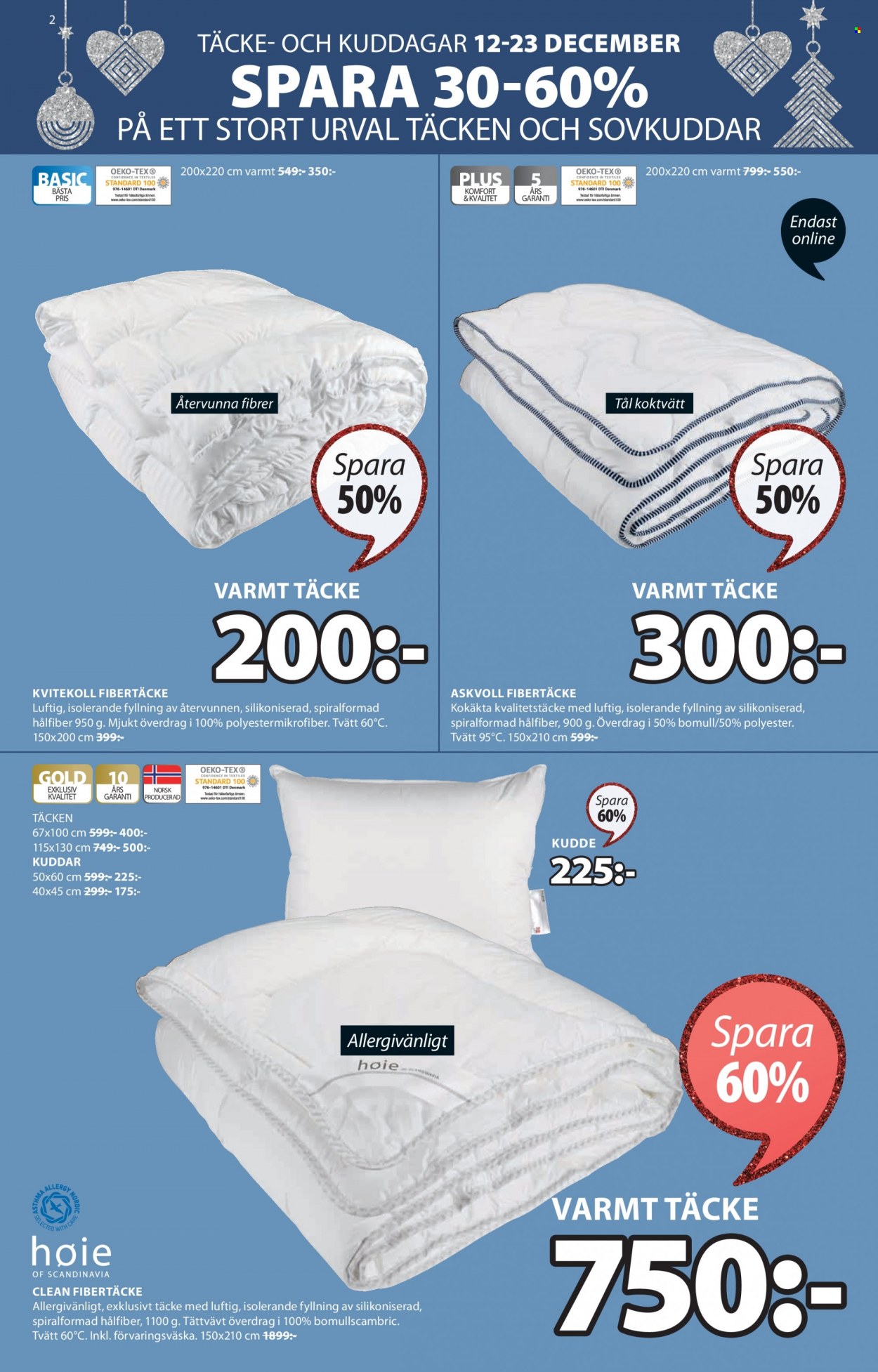 JYSK reklamblad - 12/12 2022 - 23/12 2022. Sida 2