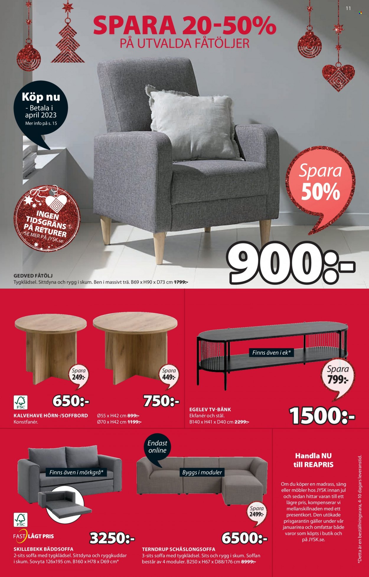 JYSK reklamblad - 12/12 2022 - 23/12 2022. Sida 11