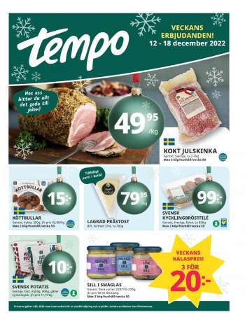 Tempo tarjoukset  - 12.12.2022 - 18.12.2022.