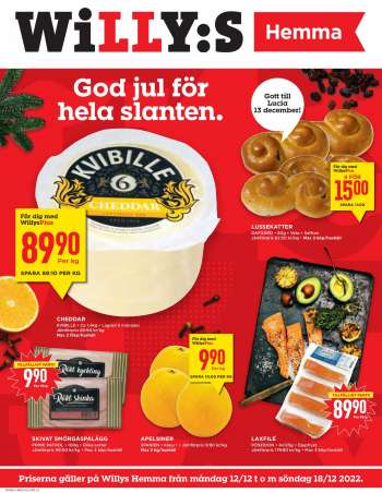 Willys reklamblad - 12/12 2022 - 18/12 2022.