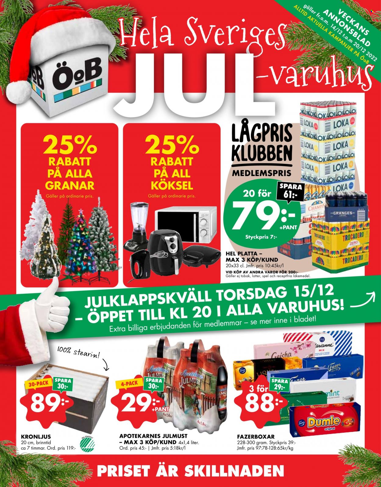 ÖoB reklamblad - 14/12 2022 - 20/12 2022. Sida 1
