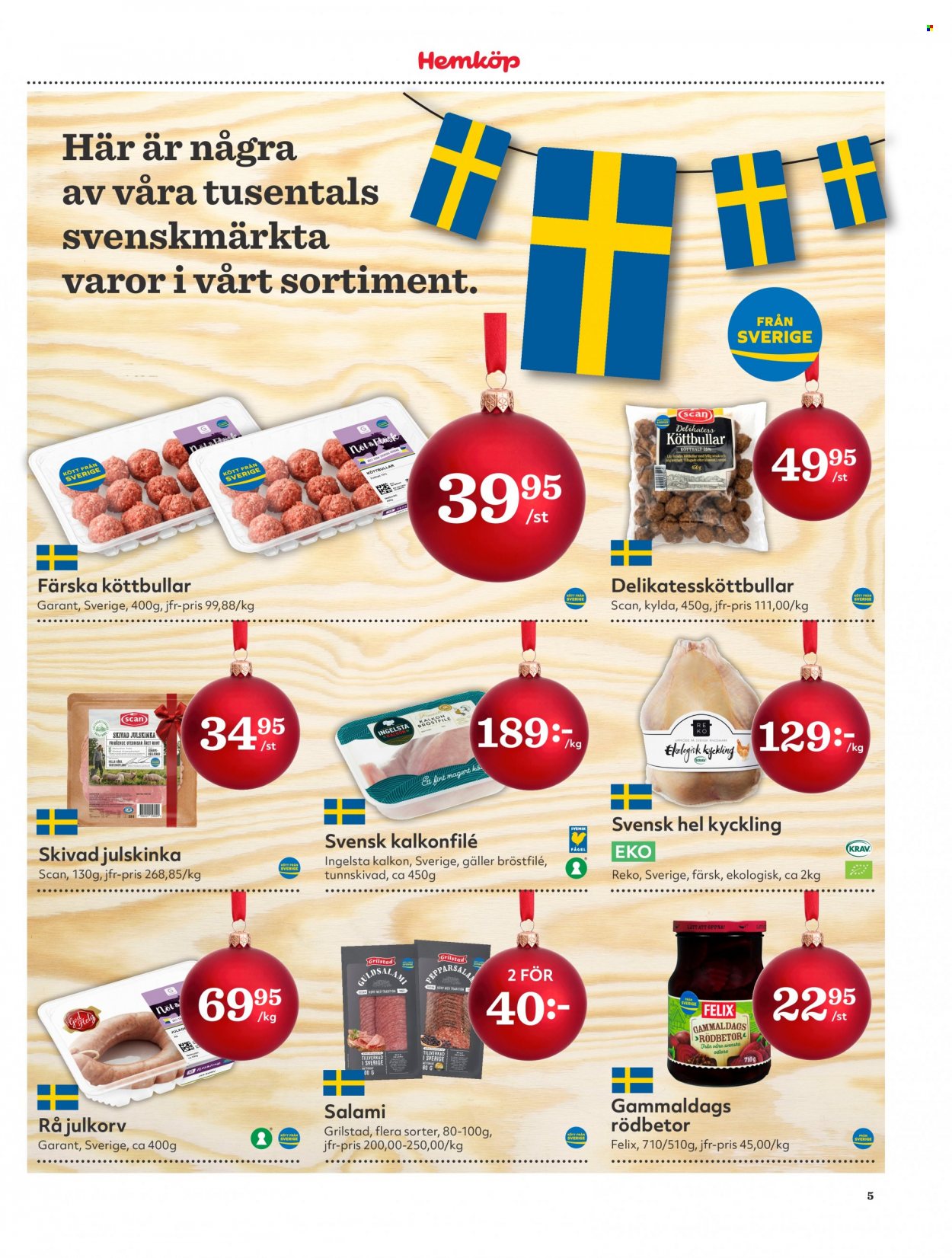 Hemköp reklamblad - 19/12 2022 - 25/12 2022. Sida 5