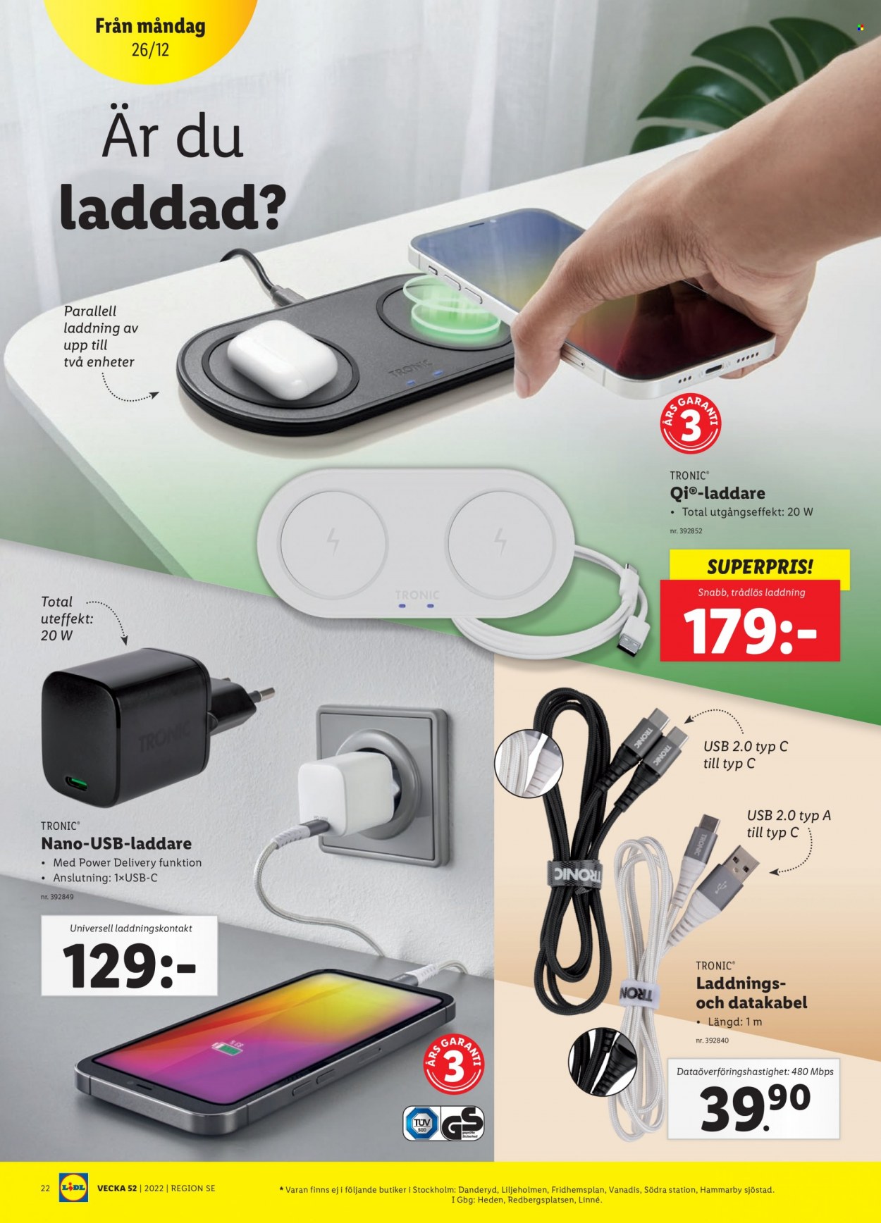 Lidl reklamblad - 26/12 2022 - 1/1 2023. Sida 22