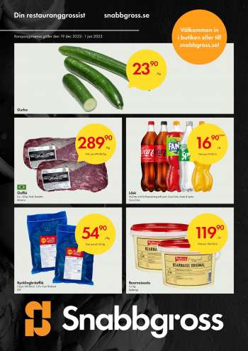 Axfood Snabbgross reklamblad - 19/12 2022 - 1/1 2023.