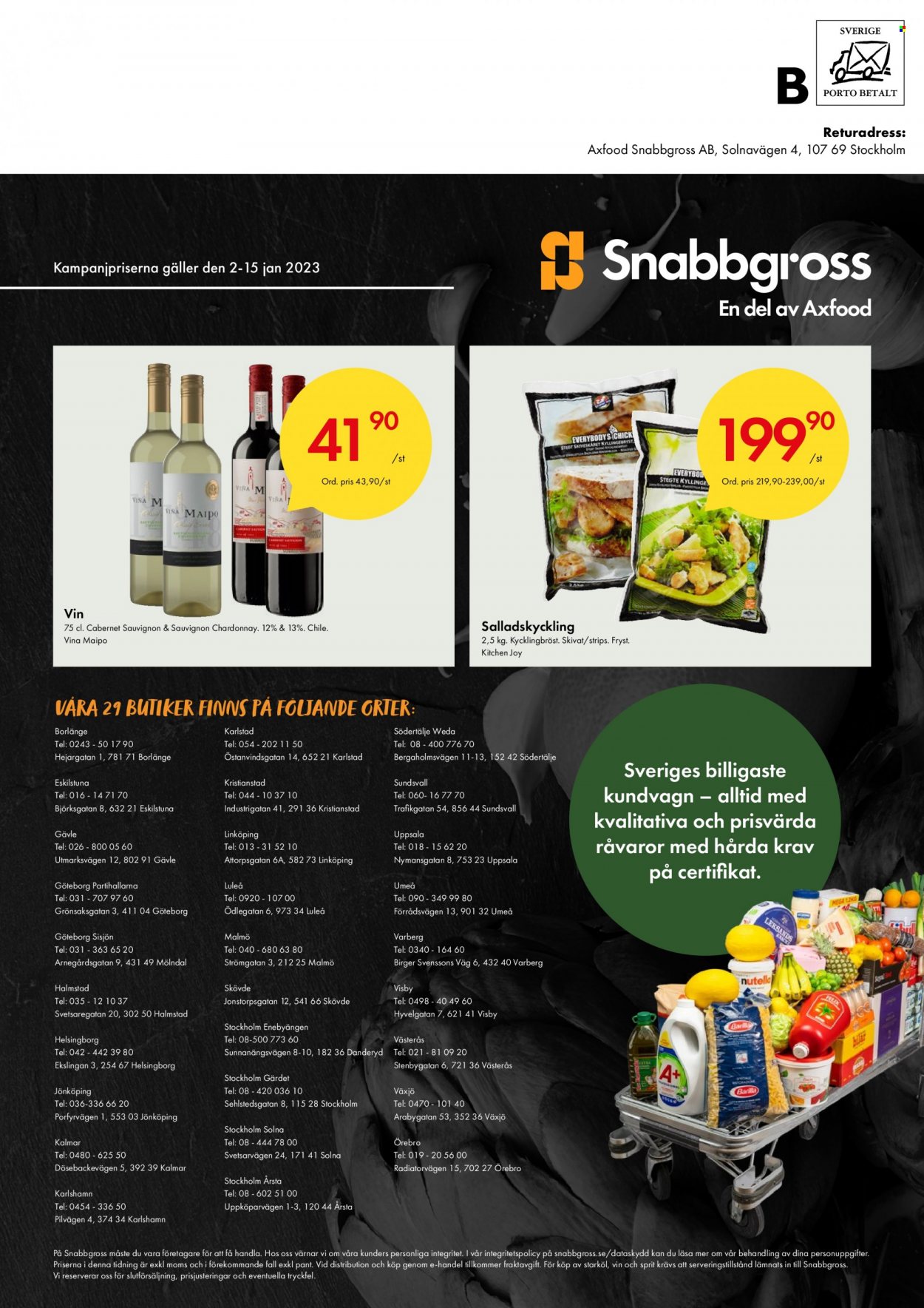 Snabbgross reklamblad - 2/1 2023 - 15/1 2023. Sida 8