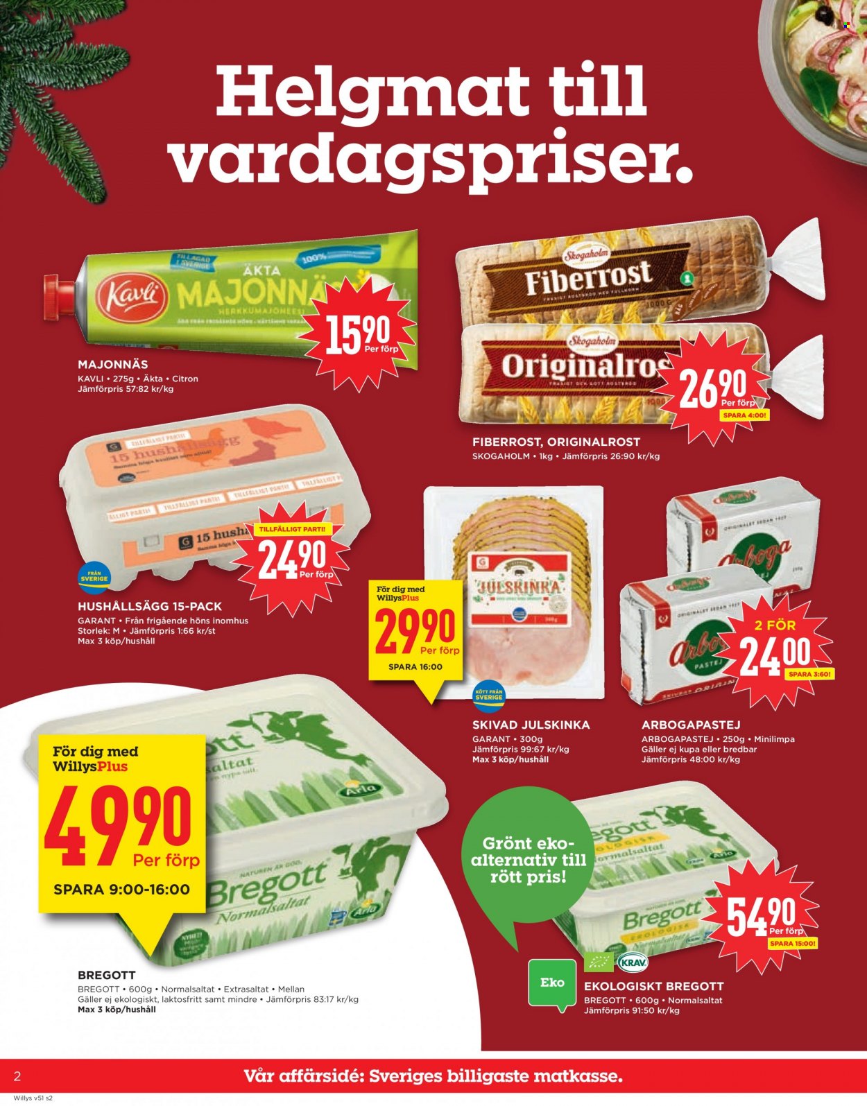 Willys reklamblad - 19/12 2022 - 25/12 2022. Sida 2