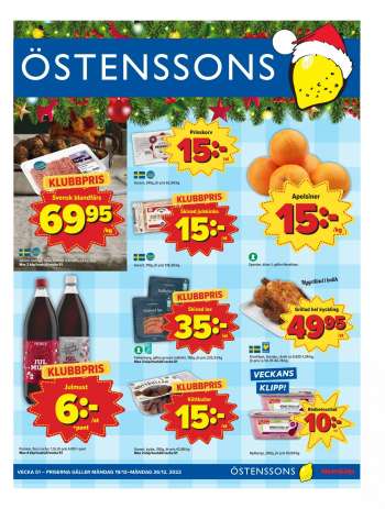 Östenssons reklamblad - 19/12 2022 - 26/12 2022.