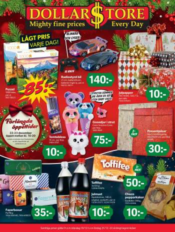 DollarStore reklamblad - 19/12 2022 - 31/12 2022.