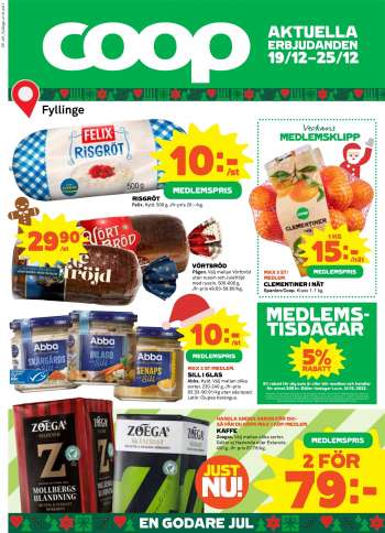 Coop reklamblad - 19/12 2022 - 25/12 2022.