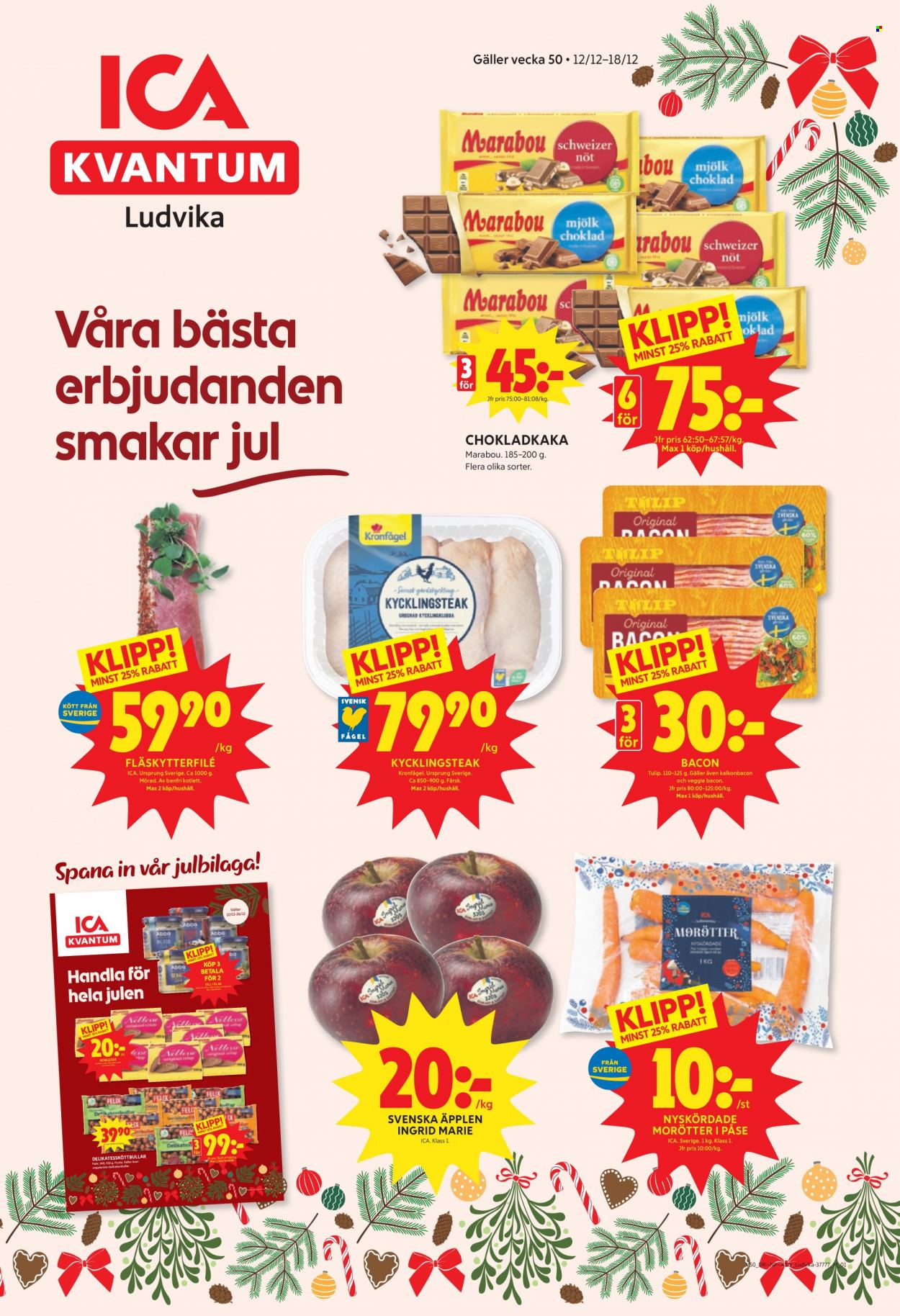 ICA reklamblad - 19/12 2022 - 26/12 2022. Sida 1