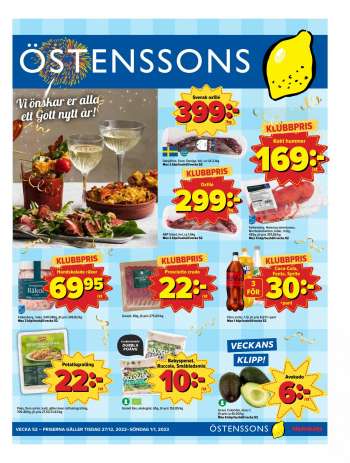 Östenssons reklamblad - 27/12 2022 - 1/1 2023.