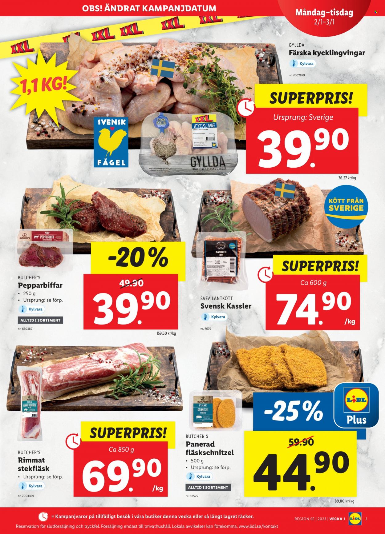 Lidl reklamblad - 2/1 2023 - 8/1 2023. Sida 3