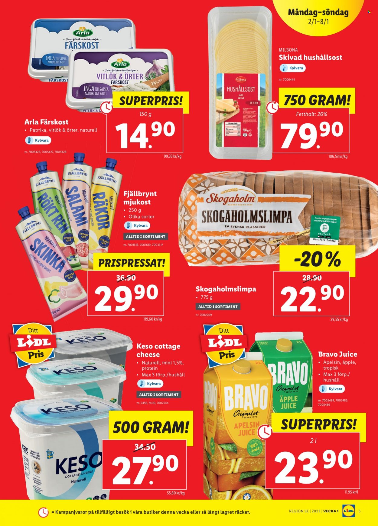 Lidl reklamblad - 2/1 2023 - 8/1 2023. Sida 5