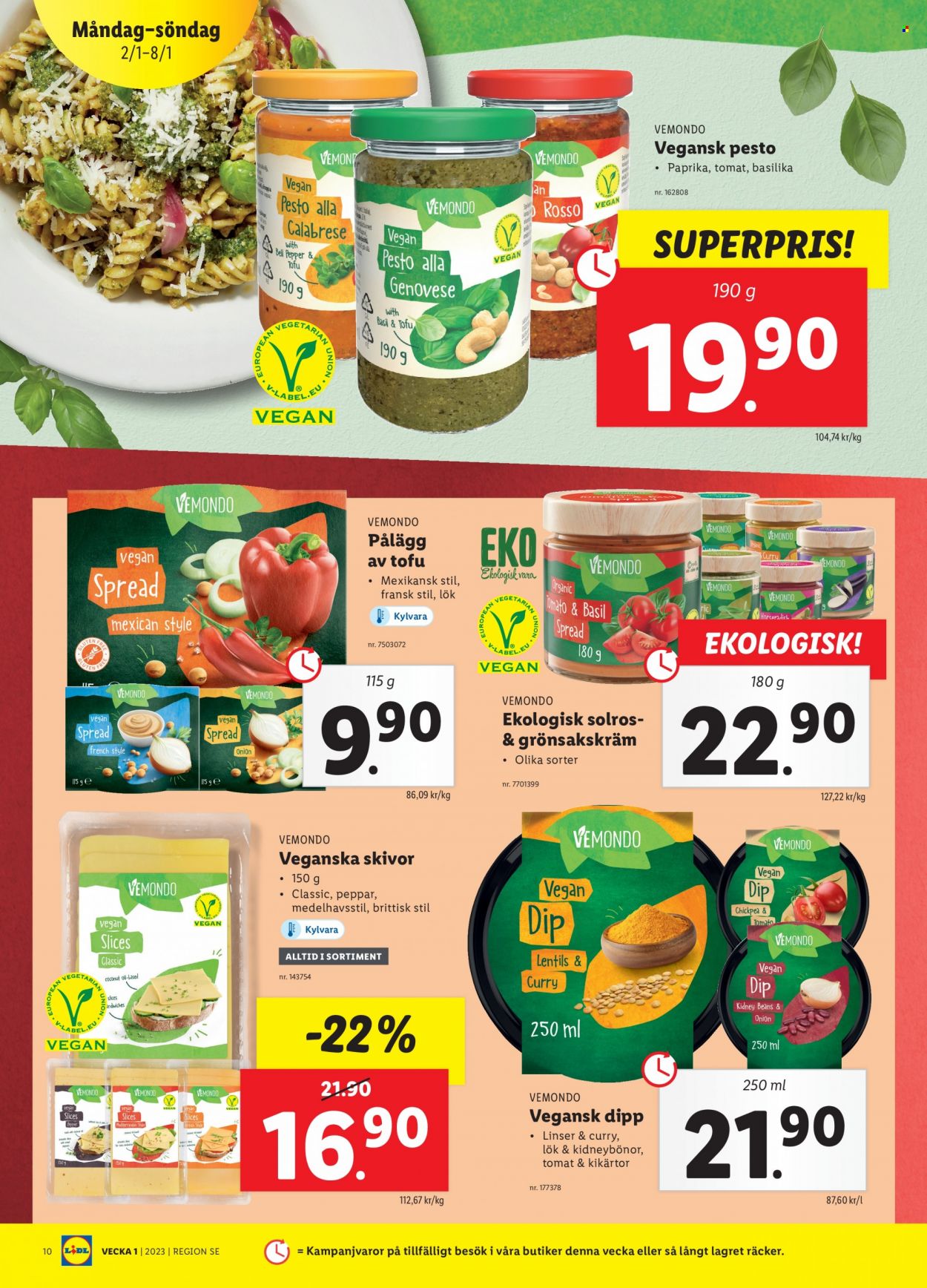 Lidl reklamblad - 2/1 2023 - 8/1 2023. Sida 10