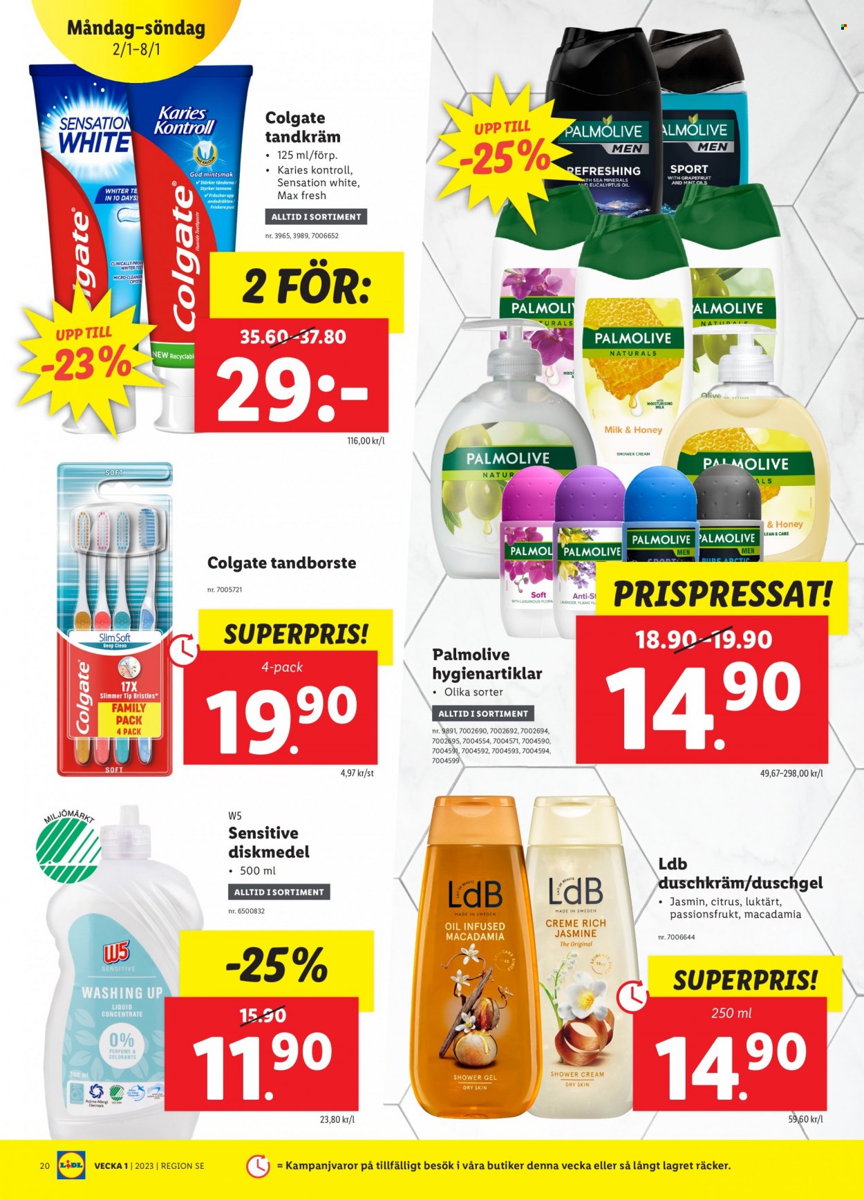 Lidl reklamblad - 2/1 2023 - 8/1 2023. Sida 20