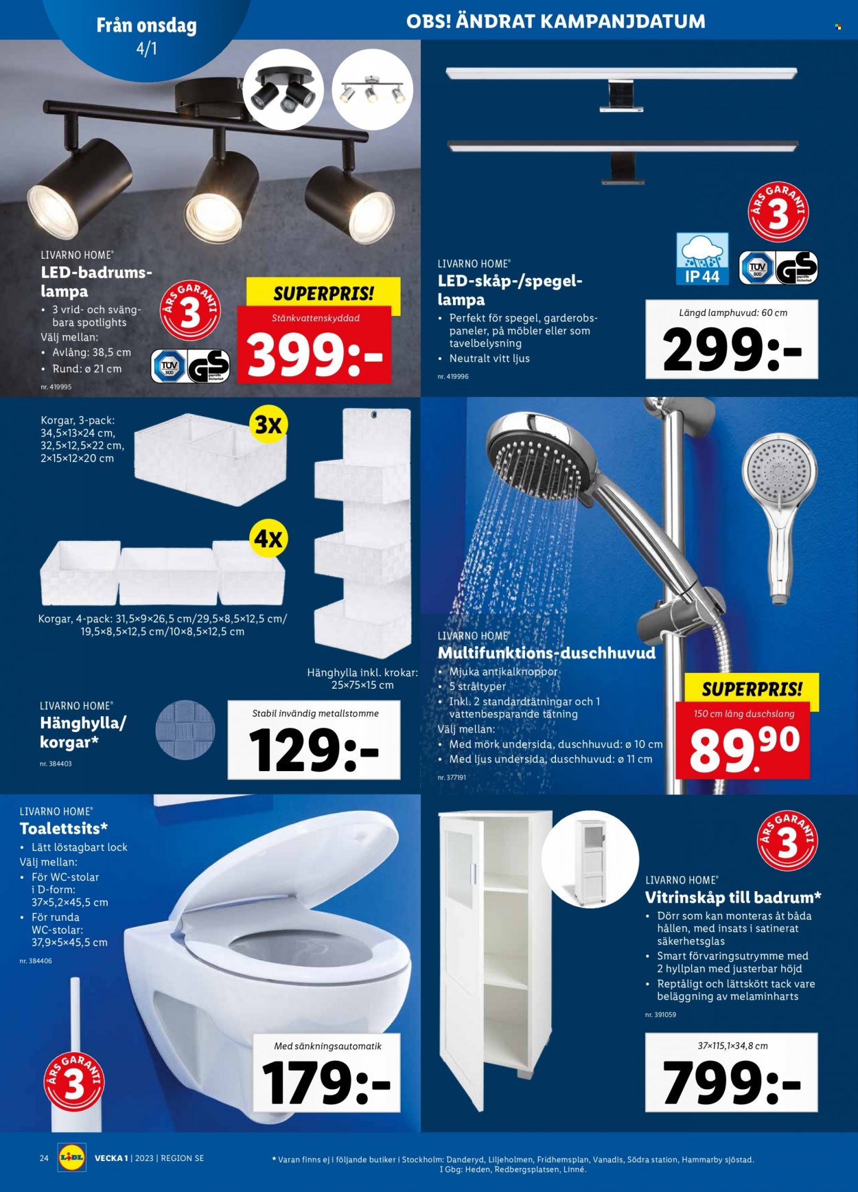 Lidl reklamblad - 2/1 2023 - 8/1 2023. Sida 24