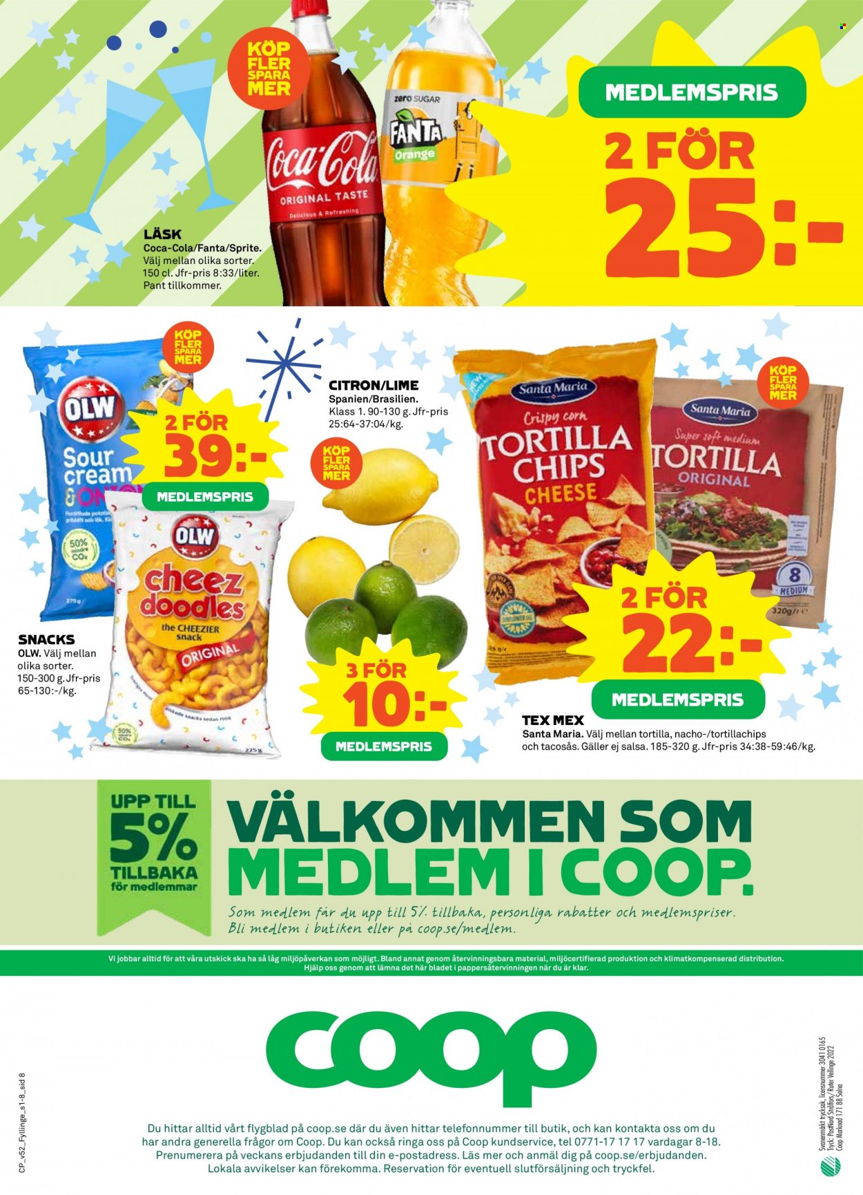 Coop reklamblad - 26/12 2022 - 1/1 2023. Sida 8