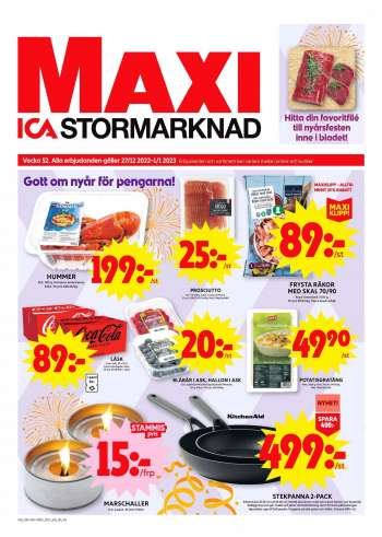ICA reklamblad - 27/12 2022 - 1/1 2023.