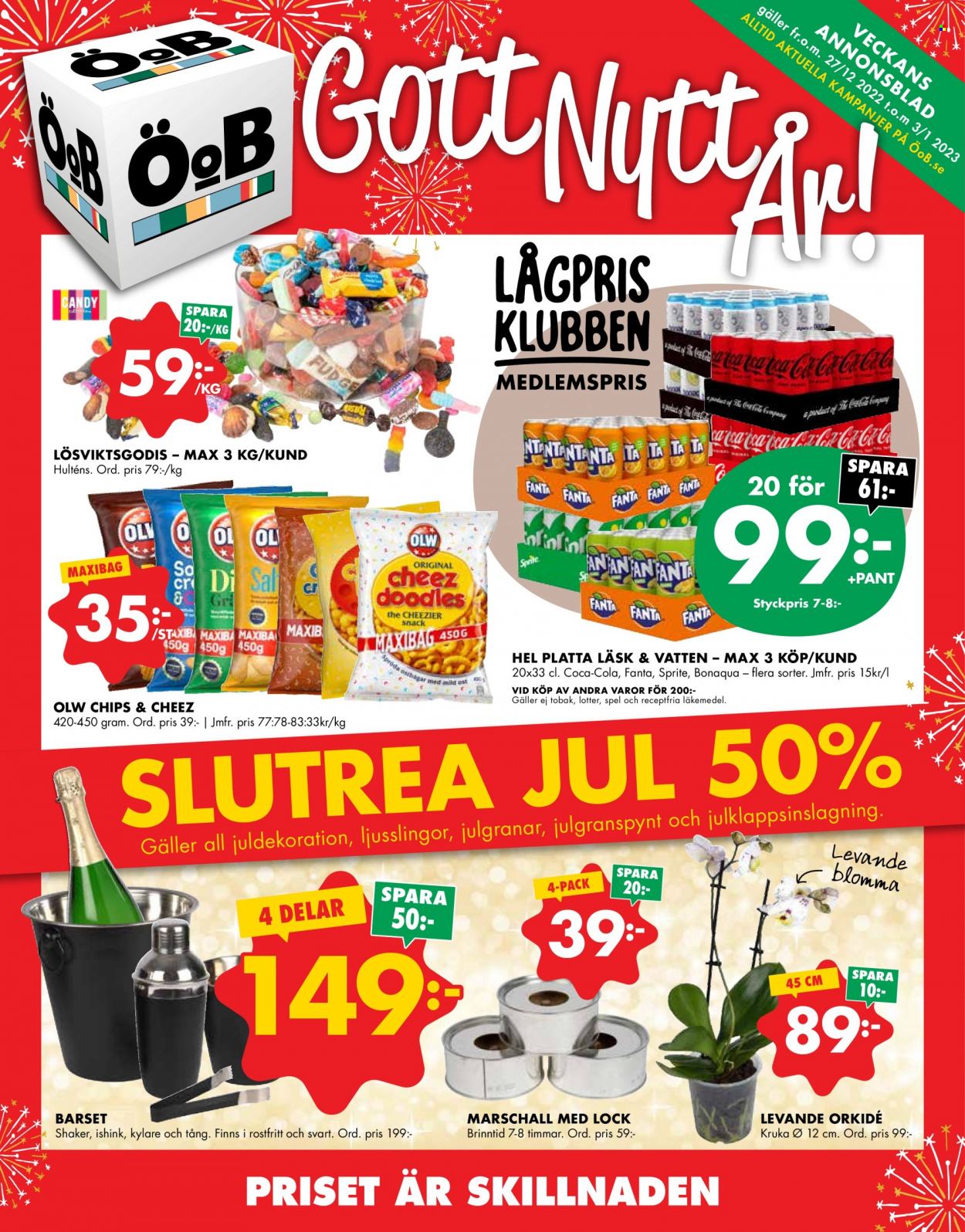 ÖoB reklamblad - 27/12 2022 - 3/1 2023. Sida 1