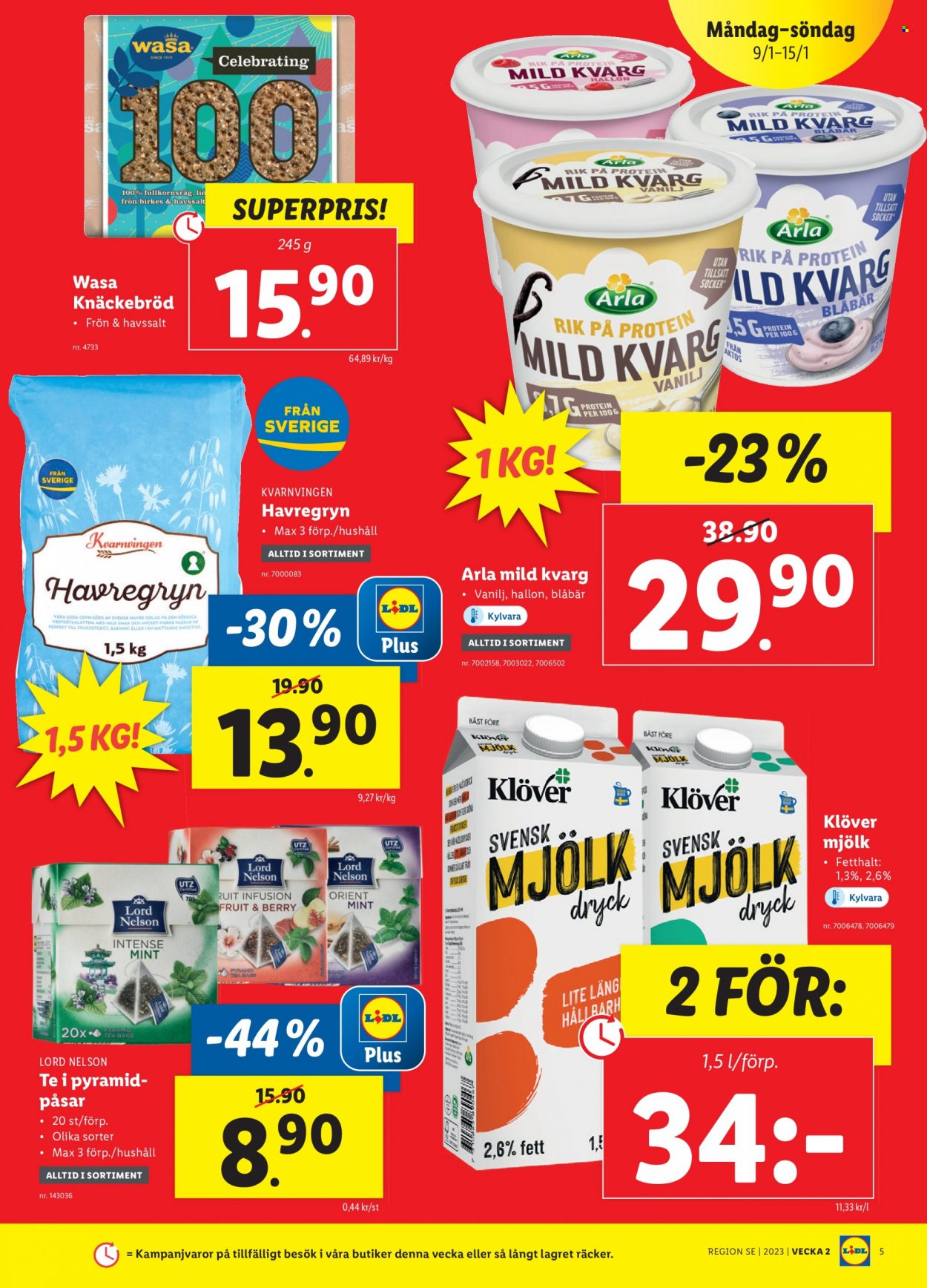 Lidl reklamblad - 9/1 2023 - 15/1 2023. Sida 5