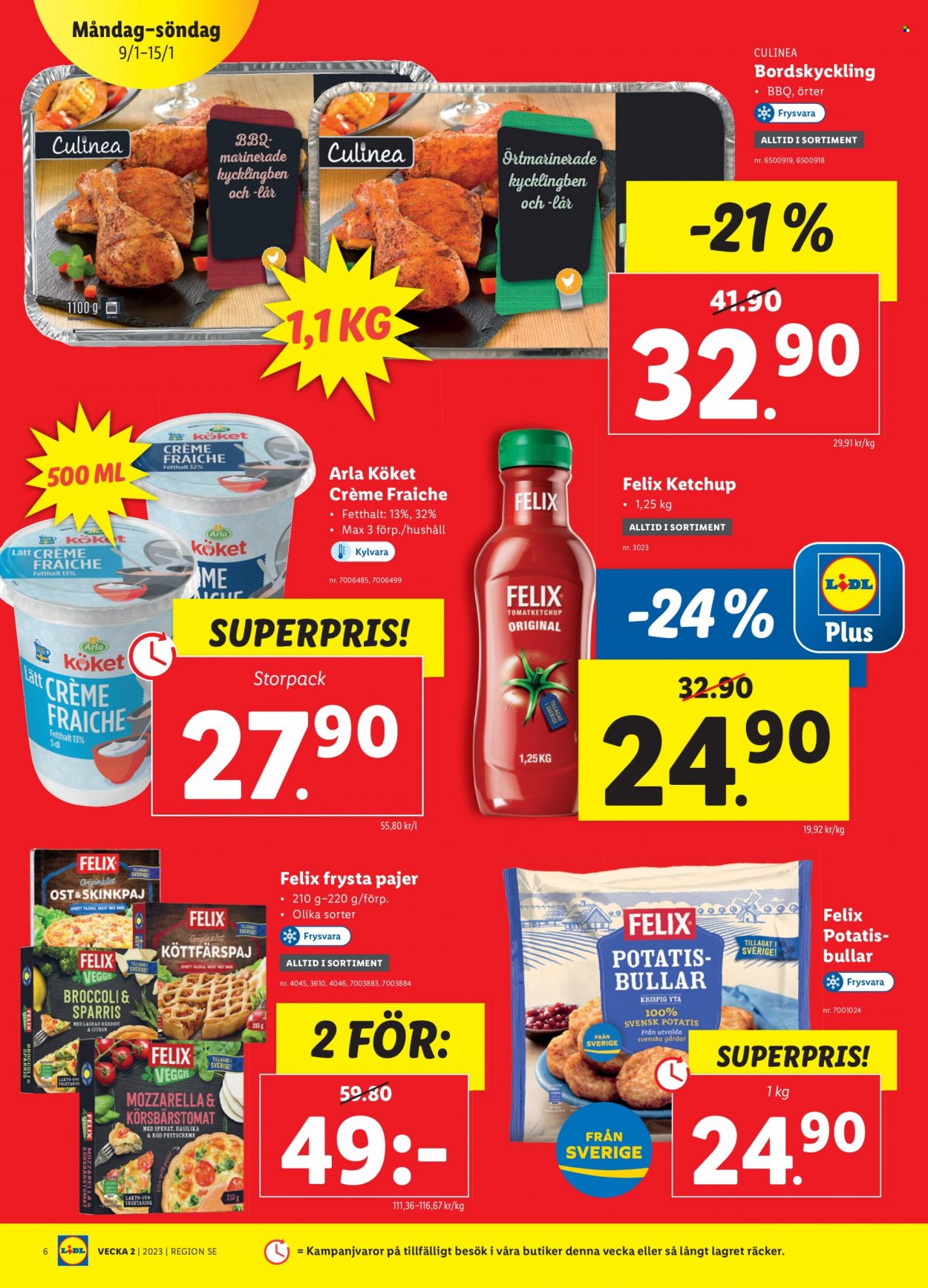 Lidl reklamblad - 9/1 2023 - 15/1 2023. Sida 6
