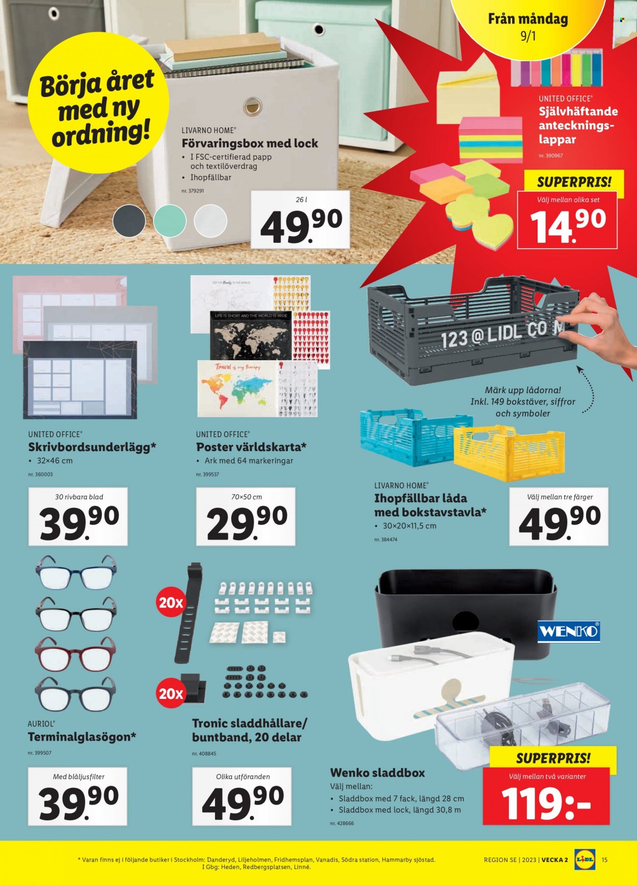 Lidl reklamblad - 9/1 2023 - 15/1 2023. Sida 15