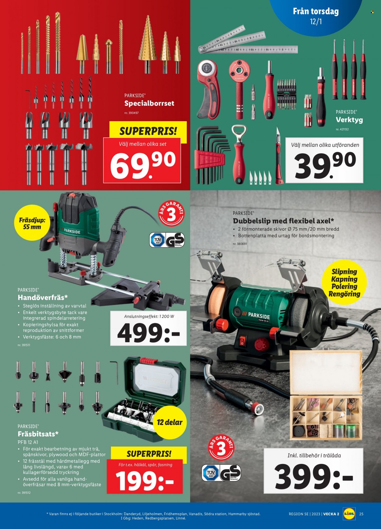 Lidl reklamblad - 9/1 2023 - 15/1 2023. Sida 25