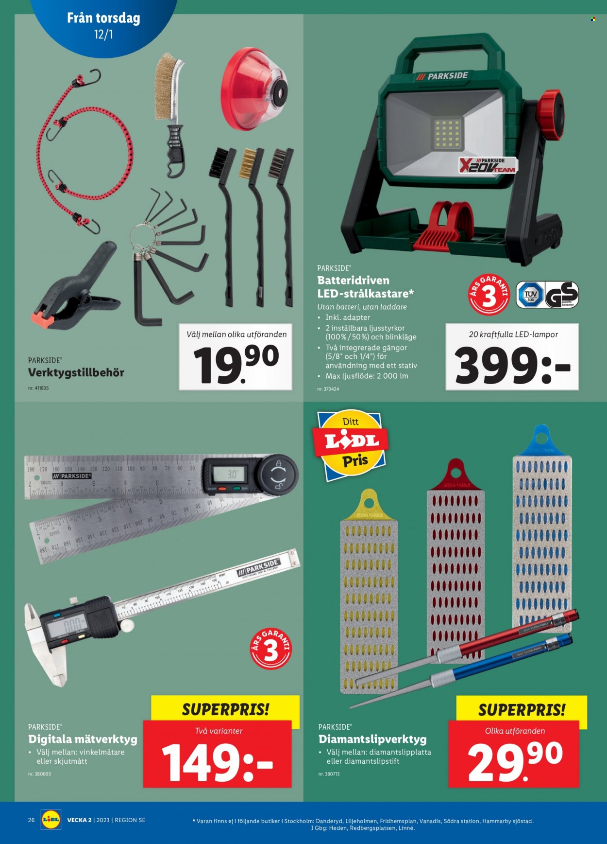 Lidl reklamblad - 9/1 2023 - 15/1 2023. Sida 26