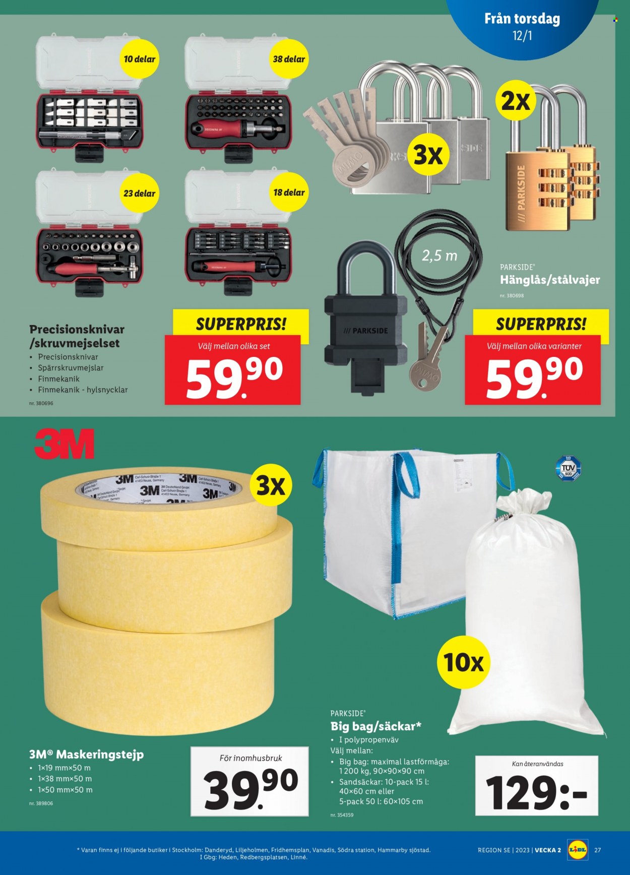 Lidl reklamblad - 9/1 2023 - 15/1 2023. Sida 27