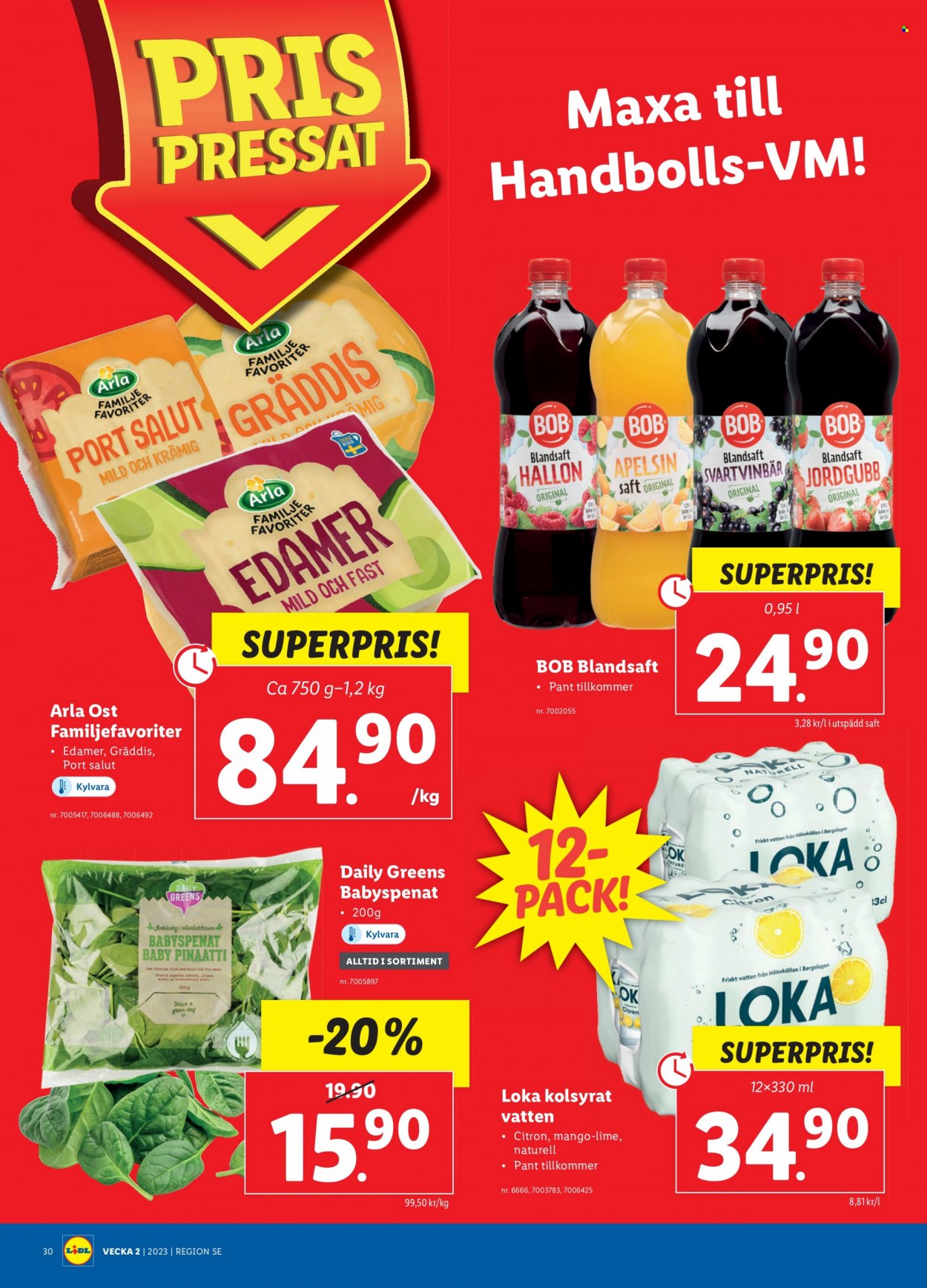 Lidl reklamblad - 9/1 2023 - 15/1 2023. Sida 30