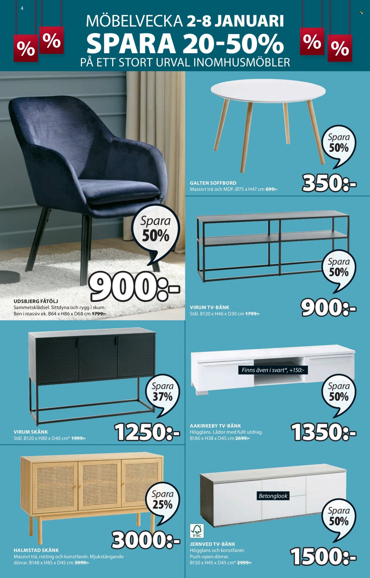 JYSK reklamblad - 2/1 2023 - 15/1 2023. Sida 4
