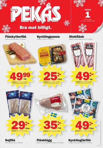 Pekås reklamblad - 2/1 2023 - 8/1 2023.
