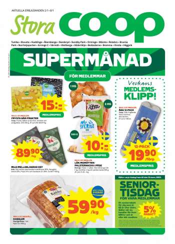 Stora Coop reklamblad - 2/1 2023 - 8/1 2023.