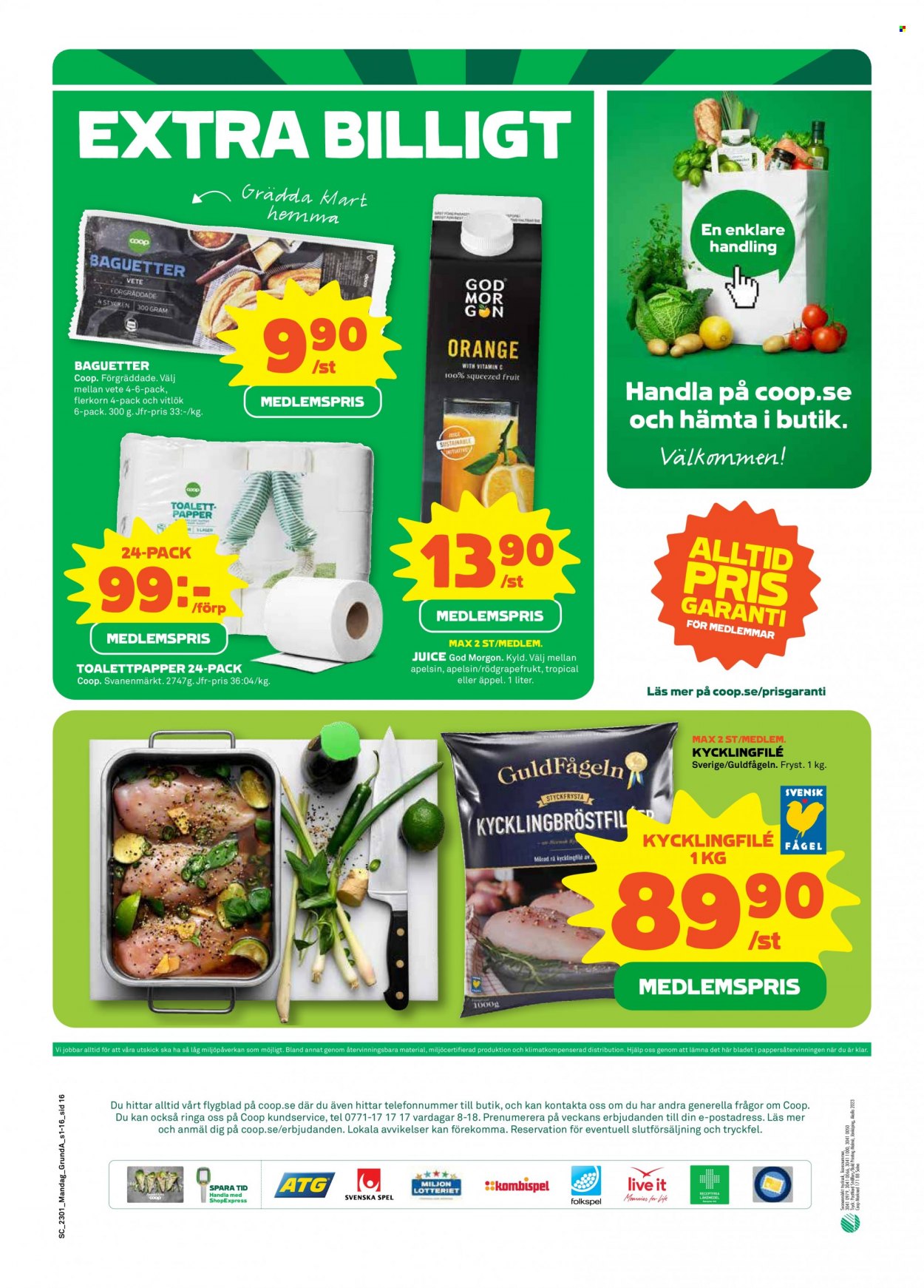 Stora Coop reklamblad - 2/1 2023 - 8/1 2023. Sida 16