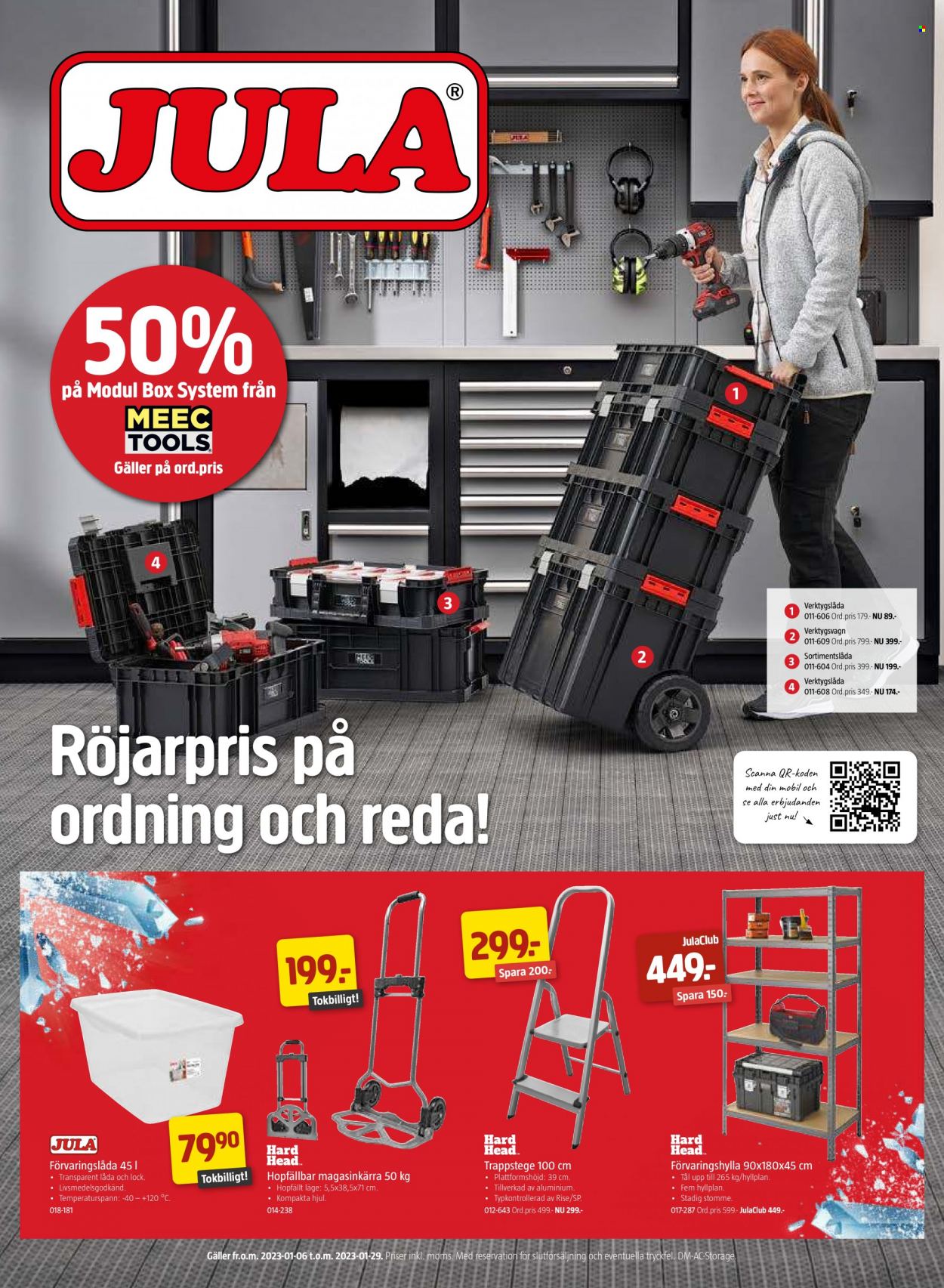 Jula reklamblad - 6/1 2023 - 29/1 2023. Sida 1
