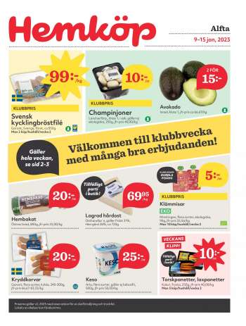 Hemköp reklamblad - 9/1 2023 - 15/1 2023.