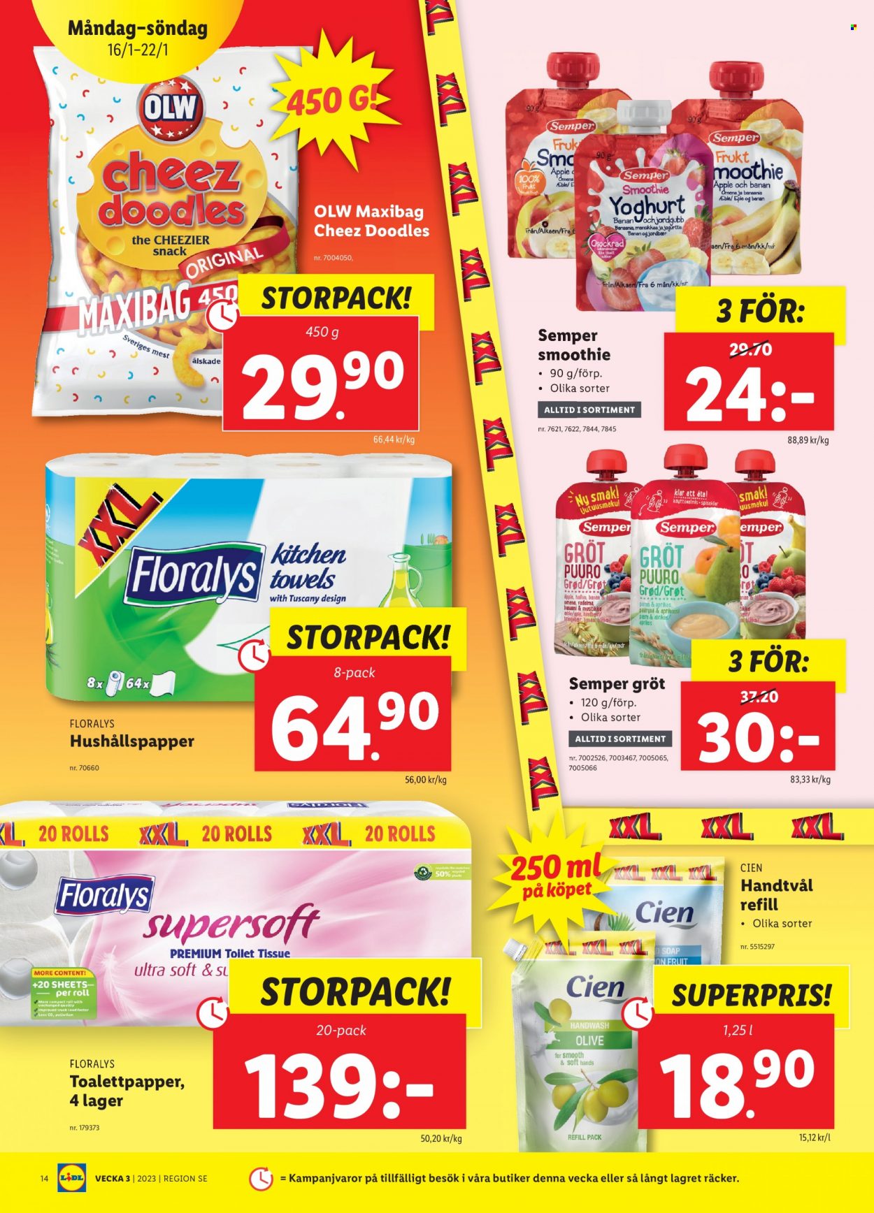 Lidl reklamblad - 16/1 2023 - 22/1 2023. Sida 14