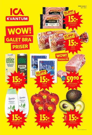 ICA reklamblad - 16/1 2023 - 22/1 2023.